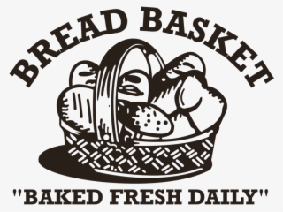 Bake Clipart Baking Bread - Bread Basket Black And White #7650291