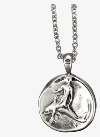 Dolphin Coin Pendant Sterling Silver - Locket #7650500