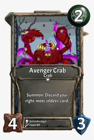 [update] Avenger Crab , - Collective Community Card Game #7650611