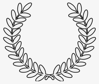 Png - - Laureles Blanco Y Negro #7650852