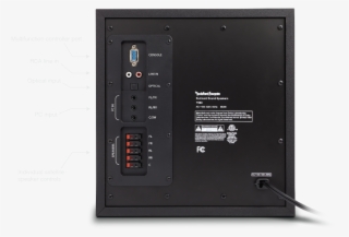 Multiple Connection Options On The Back Of The Subwoofer - Electronics #7653898