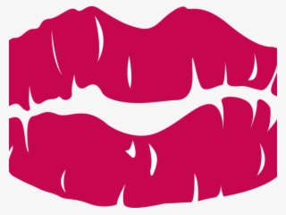 Kissing Clipart Lip Outline - Cartoon Lipstick Lips #7654218