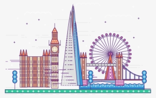London Clipart Ferris Wheel London - Ferris Wheel #7655393