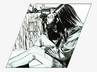 Pensando Sticker - Illustration #7657336