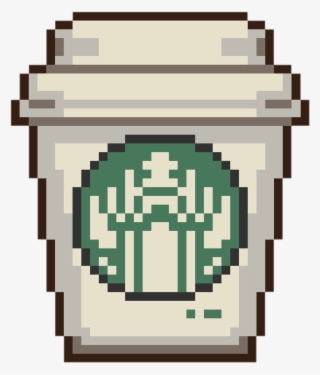 Cafe Sticker - Family Pixel Art Minecraft #7657550