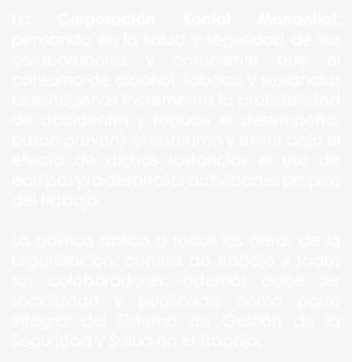 La Corporación Social Manantial, Pensando En La Salud - Ik Hou Van Jou #7657791