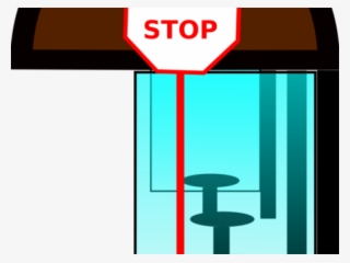 Sign Clipart Bus Stop - Bus Station Clip Art #7658124