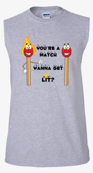 Wanna Get Lit Black Txt - Active Tank #7658438