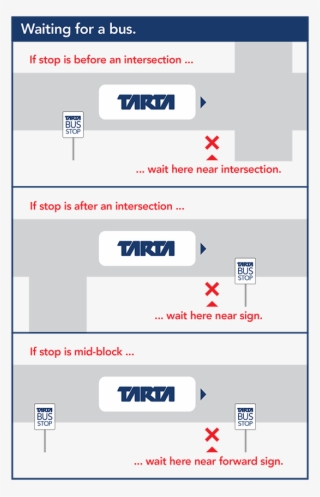 Here's Where To Wait For Your Bus - Tarta #7658765