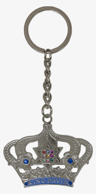 Pewter-colored Keychain In The Shape Of A Crown - Keychain #7659548