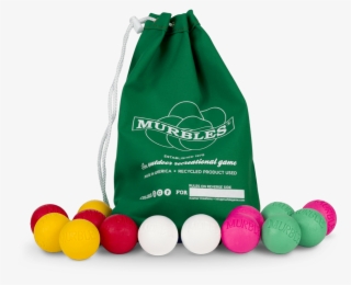 Murbles 4 Player 14 Ball Medium Tournament Set Green - Bocce #7659808