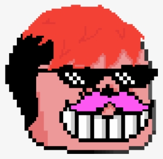 Markiplier - Anime Face Pixel Art #7660421