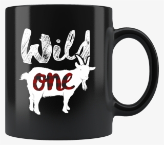 Goat Wild One Birthday Lumberjack Party Buffalo Plaid - Mug #7660422
