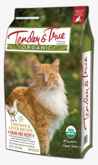 Tender & True Grain Free Organic Chicken And Liver - Tender & True Cat Food #7661020