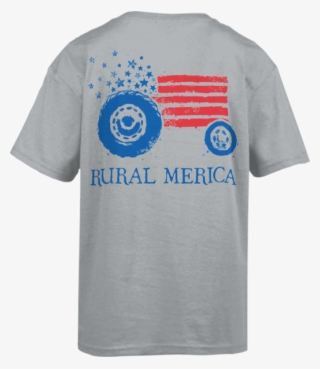 Turnrows Youth 'rural 'merica' Short Sleeve - Active Shirt #7661298