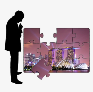 Skylinejigsaw2-600x600 - Silhouette #7661374