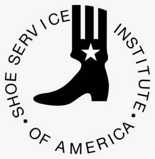 Shoe Service Institute Of America Logo Black And White - Shoe Service Institute Of America #7661959