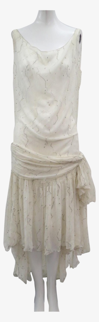This Is An Original 1920s, Art Deco Period Flapper - Cocktail Dress #7662421