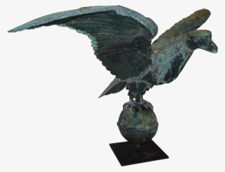 Patriotic American Eagle Antique Weathervane Usa Flag - Statue #7665351
