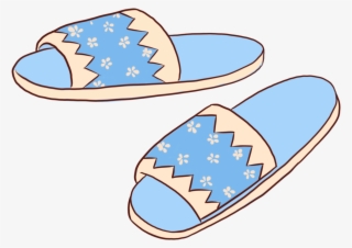 Hand Painted Cartoon Daily Necessities Slippers Png #7665386