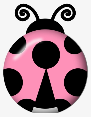 Ladybug Pink Bug Insect Cute Scrapbooking Icon Circle - Infantil Vaquita De San Antonio Png #7665432