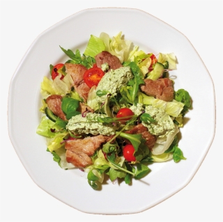 Pork Tenderlion Salad - Caesar Salad #7665611