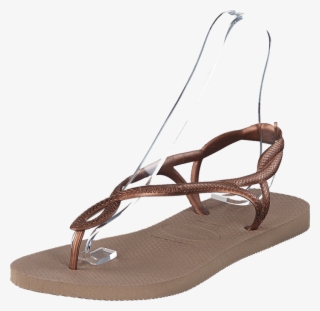 Havaianas Luna Rose Gold/rose Gold 55121-01 Womens - Flip-flops #7665958