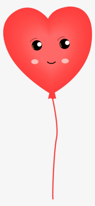 Cartoon Balloon Png Transparent - Heart #7666077
