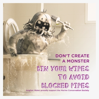 Please Bin Wet Wipes, Baby Wipes And Face Wipes, Don't - Poster #7666449