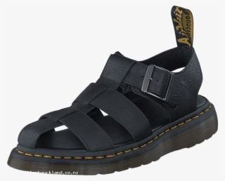 Dr Martens Galia Black 58404-00 Mens Leather Rubber, - Sandal #7666483