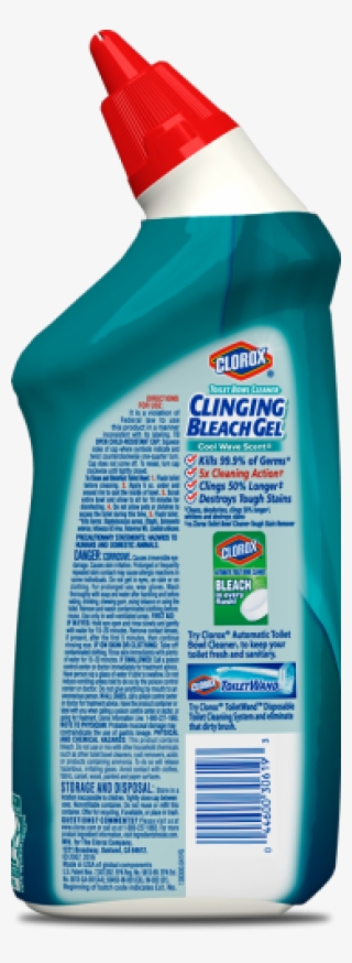 With Its Thick Formula And Unique Wide Dispensing Nozzle, - Lysol Toilet Bowl Cleaner Label #7666533