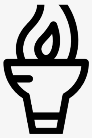 Drawn Torch Olympic Torch - Clip Art #7667707