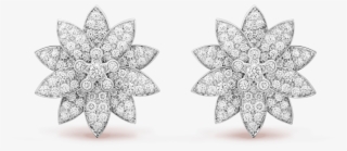 Lotus Earrings, Medium Model - Van Cleef Lotus Earrings #7668608