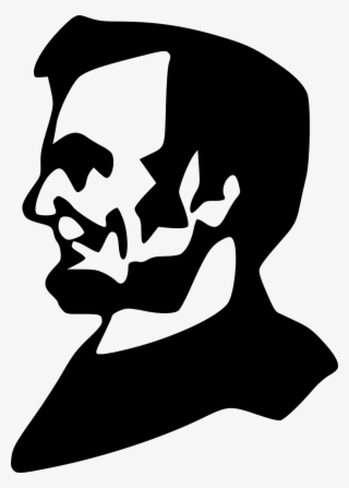 Abraham Abe Lincoln United States America - Abraham Lincoln Silhouette Transparent #7669612