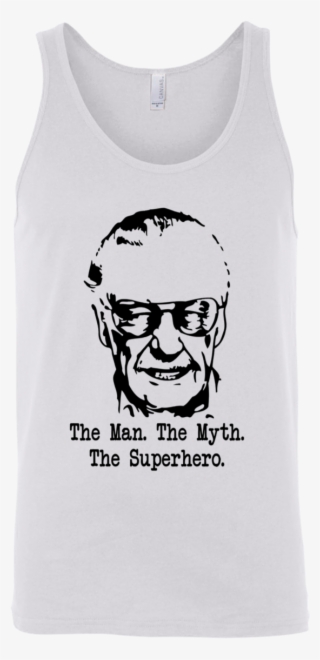 Stan Lee Face The Man The Myth The Superhero Shirt - Active Tank #7669991