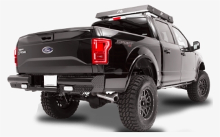 Fab Fours Ff09 T1750 1 Rear Bumper Ford F150 2009 2014 - Fab Fours Black Steel Elite Rear Bumper #7670168