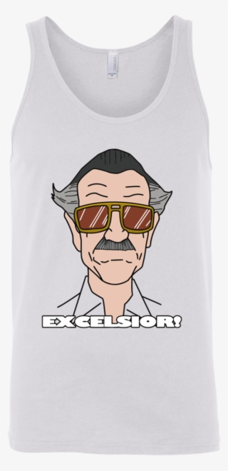 Rip Excelsior Stan Lee Shirt Unisex Tank - Drawing Cartoon Stan Lee #7670454