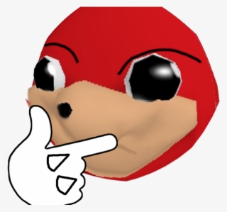 Hand Emoji Clipart Knuckles - Ugandan Knuckles Do U Know De Way #7670764