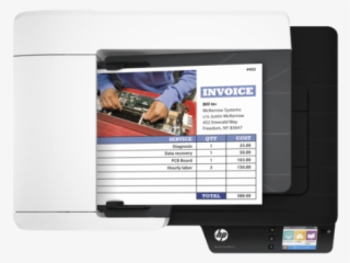 Top View Open - Scanjet Pro 4500fn1 Network Scanner #7670958