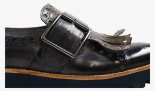 Monks Amelie 52 London Fog Kilty Smoke Buckle Gunmetal - Slip-on Shoe #7671963