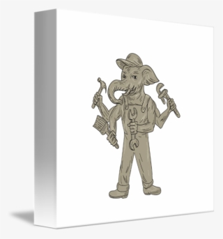 606 X 650 1 - Ganesha With Tools #7672073