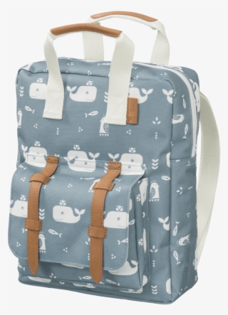 Backpack Whale Blue Fog - Fresk Rucksack #7672496