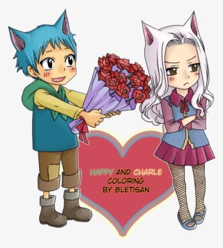 Fairy Tail Fans Will It Be Romantic If Carle And Happy - Happy X Carla Fairy Tail #7673390