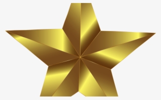 Christmas Graphics Star Computer Icons Gold Free Commercial - Clipart Stars #7674366