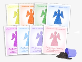 Flower Shape Made Of High Quality Handmade Paper Embedded - Origami Paper #7674789