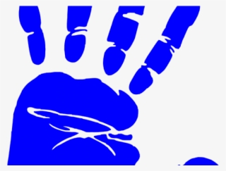 27 Handprint Clipart Svg Free Clip Art Stock Illustrations - Hand Print Black Png #7676746