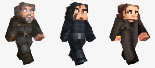Luke Skywalker, Kylo Ren And Leia - Minecraft Luke Skywalker Skin #7677516