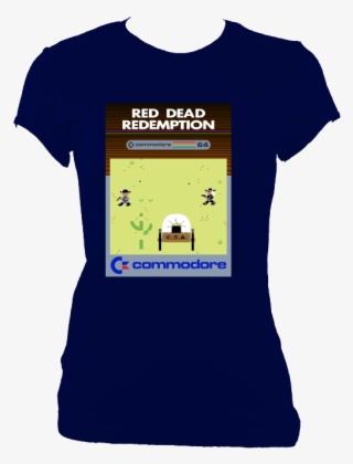 Commodore 'c64 Red Dead Redemption' Ladies Fitted - Your Not A Baby Cow Bro #7678172