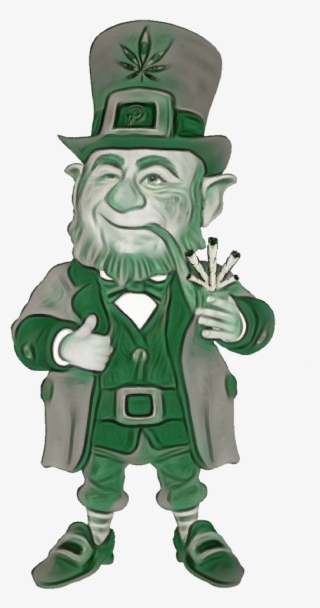 Leprechaun 420 420stickers Weedart Cannibis Green Smoki - Elf Irlandais #7678852