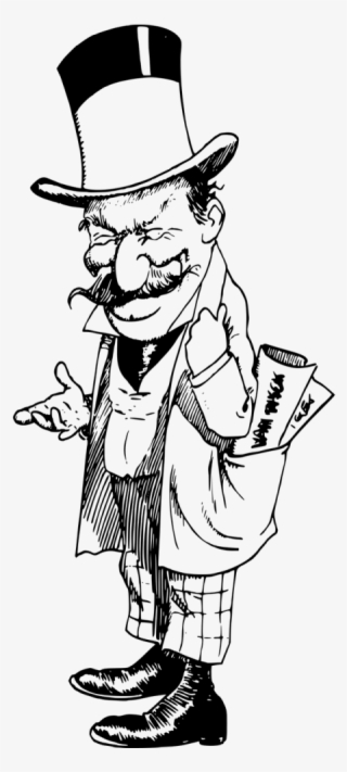 Vector Graphics - Evil Top Hat Man #7678890